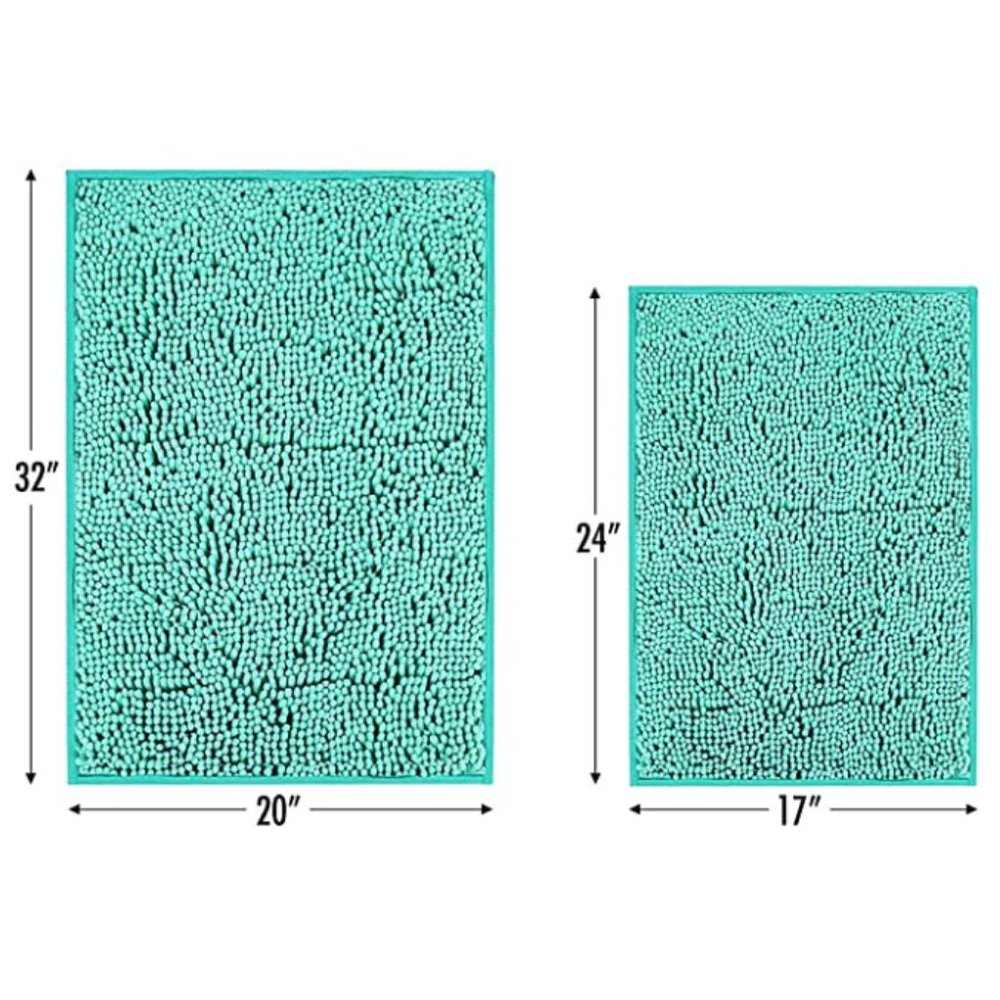 NEW! 2 Piece Chenille Bath Mat Set - Picture 6 of 6